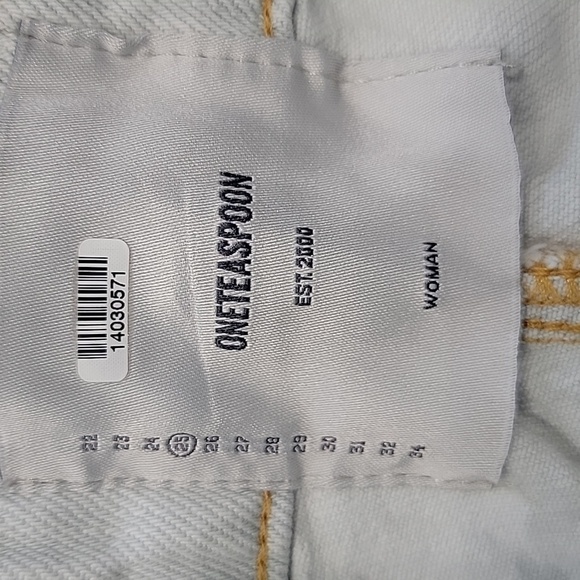 One Teaspoon Size 25 Denim Mini Skirt, Light Wash, EUC - Picture 9 of 10